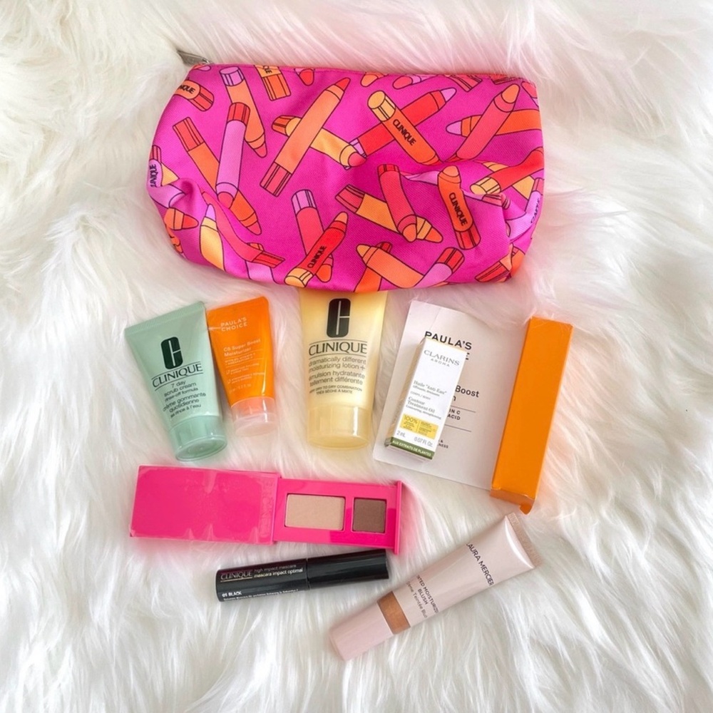 Clinique, Clarins, Paula’s Choice Skincare & Beauty Set
